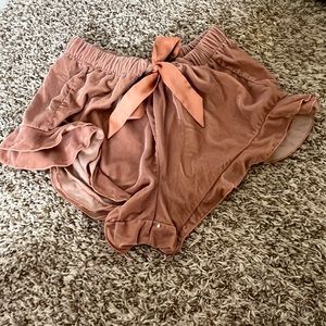 Pink Victoria’s Secret pj shorts